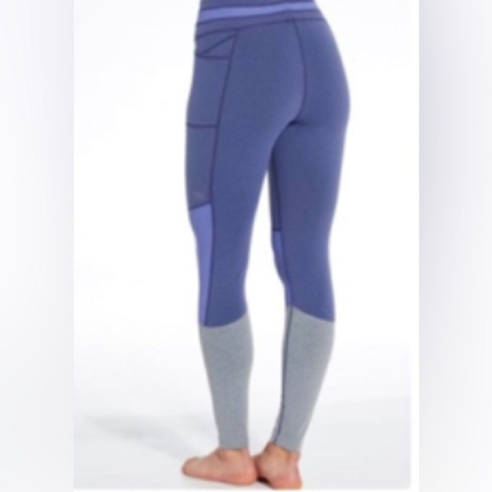 CALIA by Carrie U. Essential Ribbed Legging Purple Vibes Heather. Size Small NWT